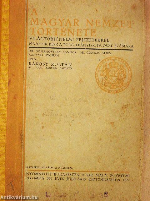 A magyar nemzet története