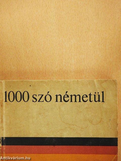 1000 szó németül