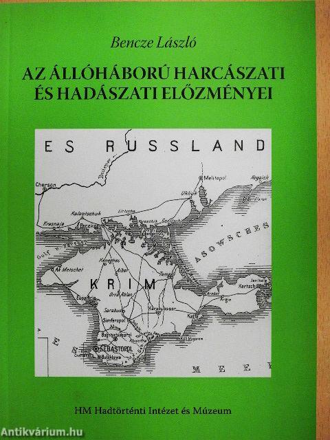 Az állóháború harcászati és hadászati előzményei