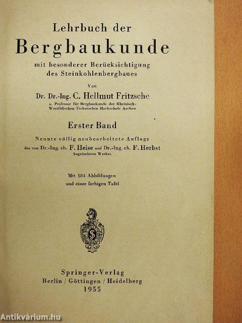 Lehrbuch der Bergbaukunde I. (töredék)