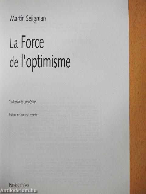 La Force de l'optimisme