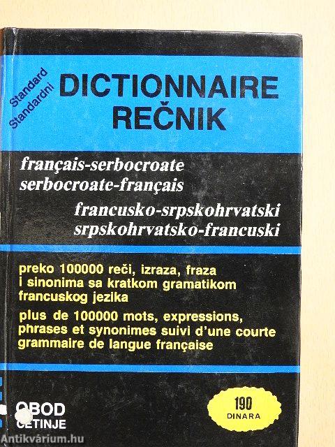 Recnik francusko-srpskohrvatski/srpskohrvatsko-francuski