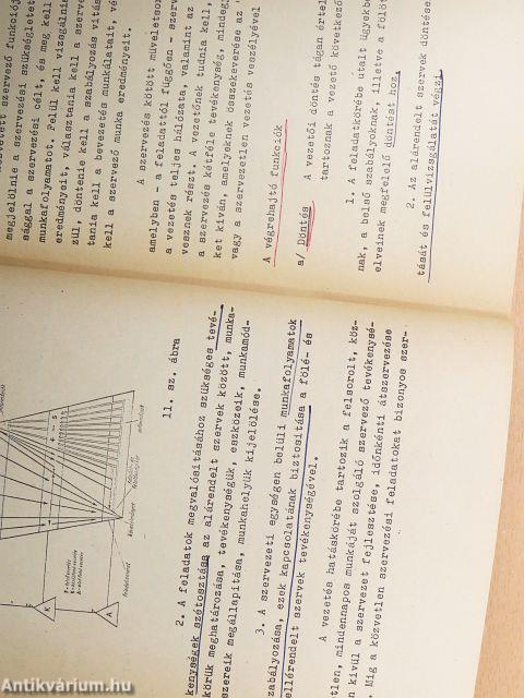 Olvasókönyv a vezetési ismeretek tanulmányozásához II.