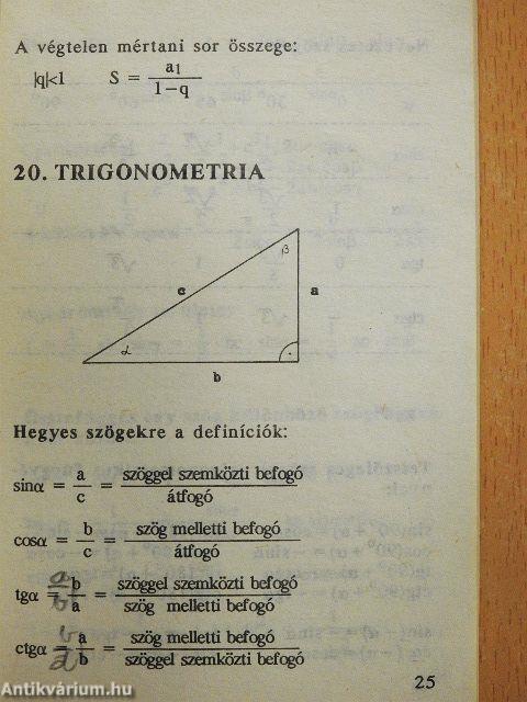 Felkészülés az érettségire - Matematika összefoglalás