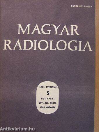 Magyar Radiologia 1989. október