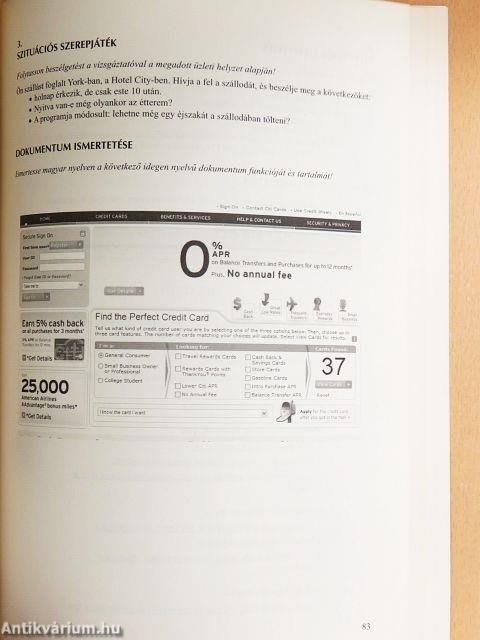 Angol gyakorlókönyv az alapfokú pénzügyi-gazdasági nyelvvizsgához