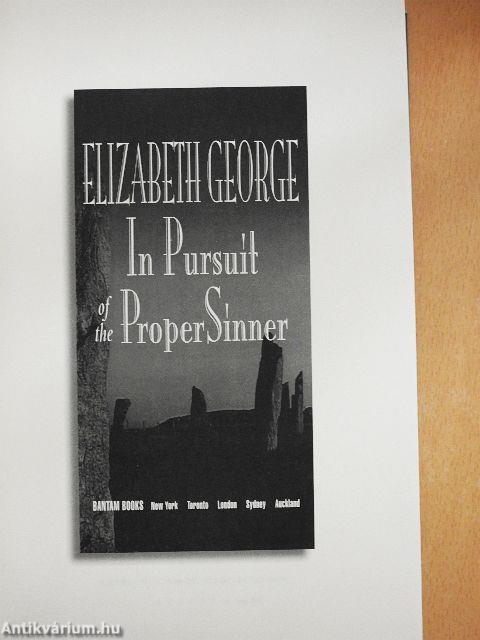 In Pursuit of the Proper Sinner