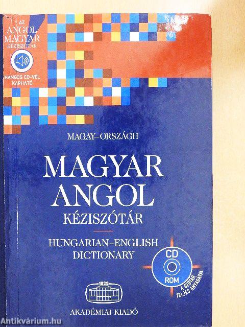 Magyar-angol kéziszótár 