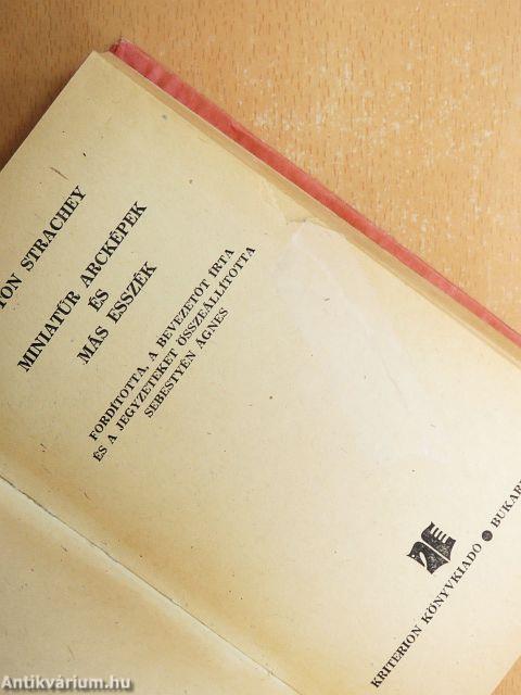 Miniatűr arcképek és más esszék