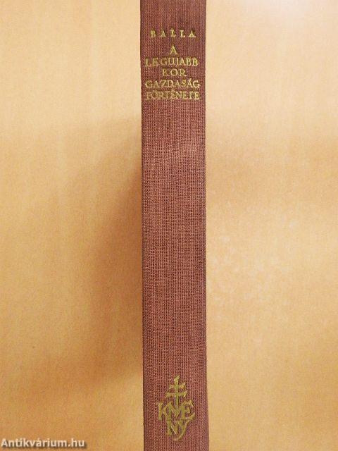 A legújabb kor gazdaságtörténete