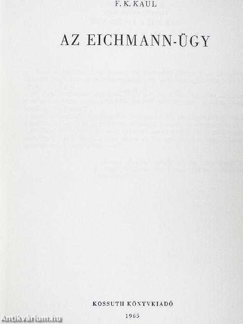 Az Eichmann-ügy