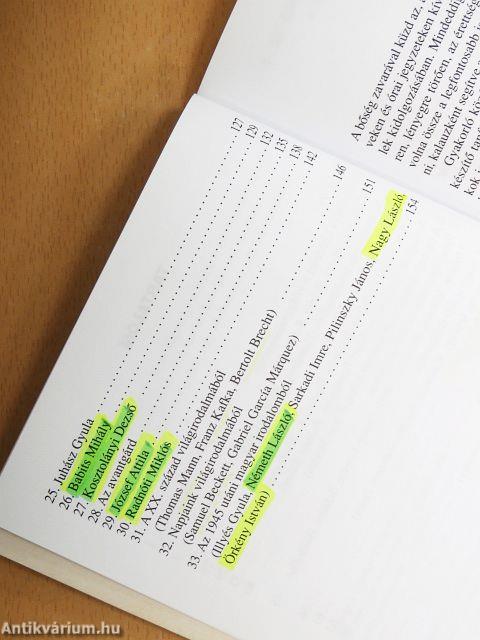 Érettségi irodalom