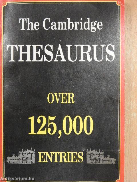 The Cambridge Thesaurus