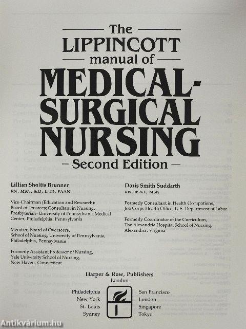 The Lippincott manual of Medical-Surgical Nursing