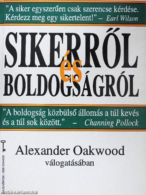 Sikerről és boldogságról