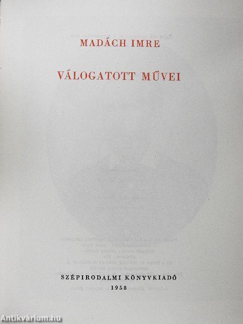 Madách Imre válogatott művei