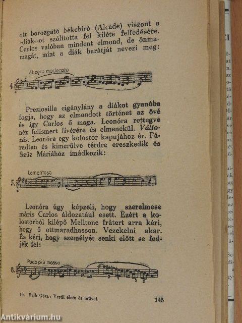 Verdi élete és művei