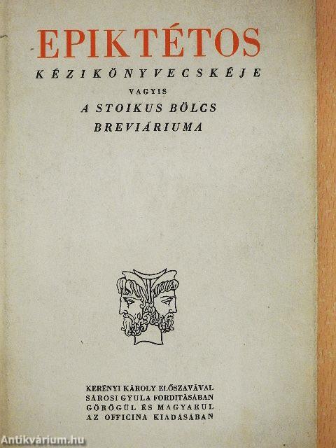 Epiktétos kézikönyvecskéje