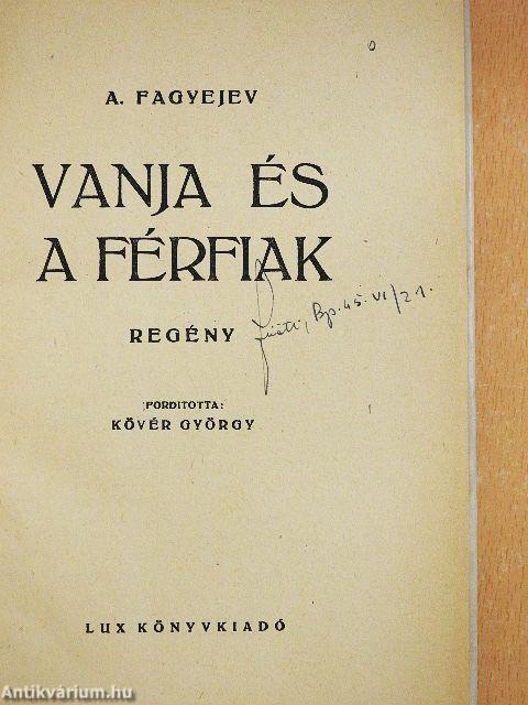 Vanja és a férfiak