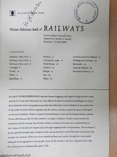 Picture Reference book of Railways