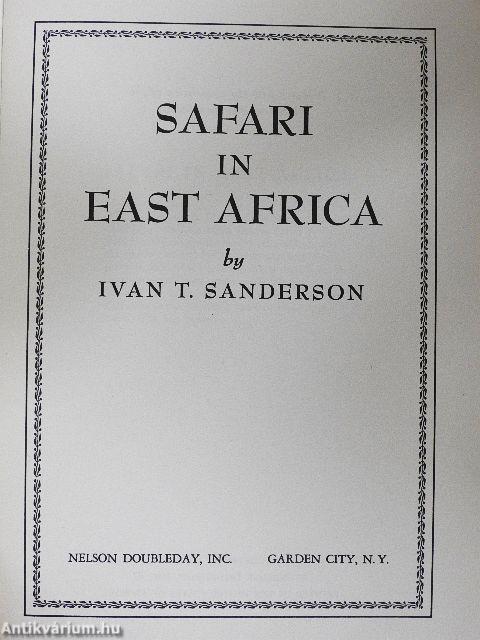 Safari in East Africa