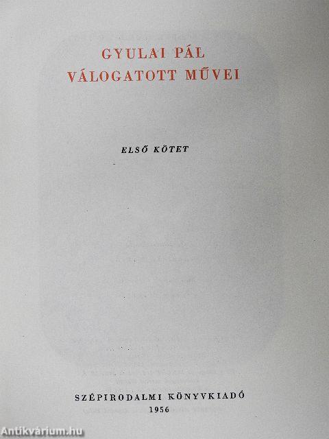Gyulai Pál válogatott művei I-II.