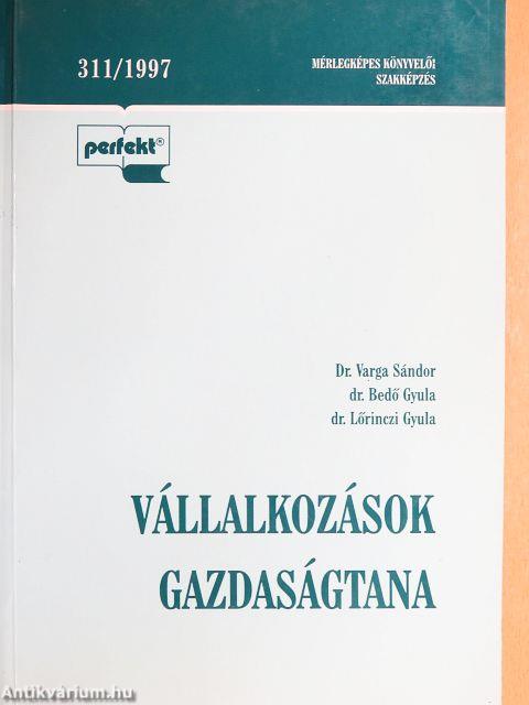 Vállalkozások gazdaságtana