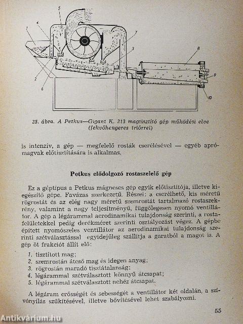 Nagyüzemi magtisztítás