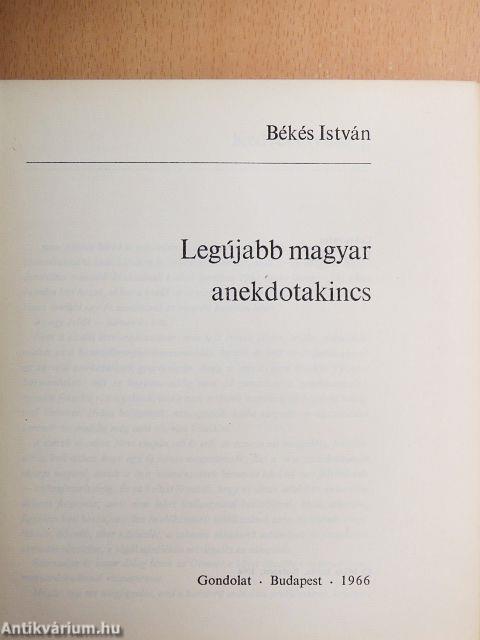 Legújabb magyar anekdotakincs