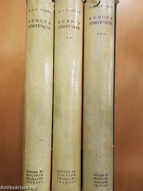 Európa története I-III.