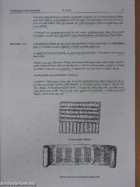 Grafológiai alapismeretek 9-10. lecke