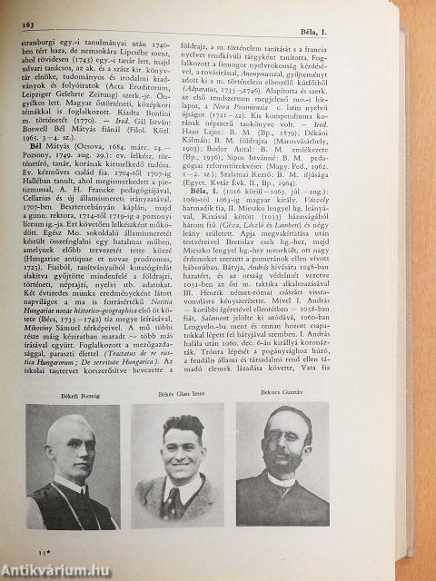 Magyar Életrajzi Lexikon I-II.
