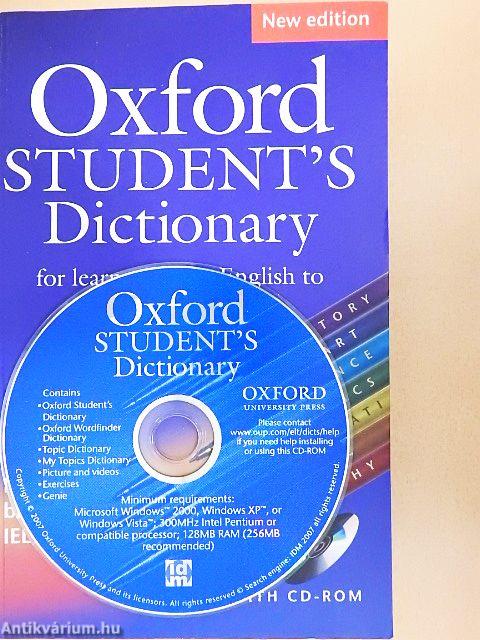 Oxford Student's Dictionary - CD-vel