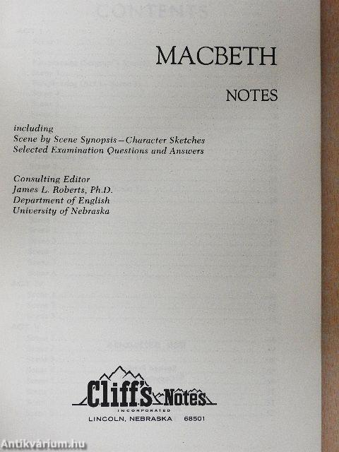 Macbeth - Notes