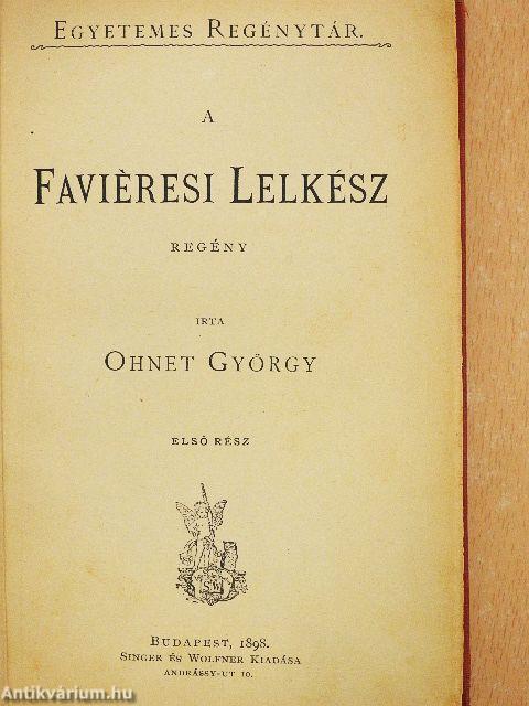 A faviéresi lelkész I-II.