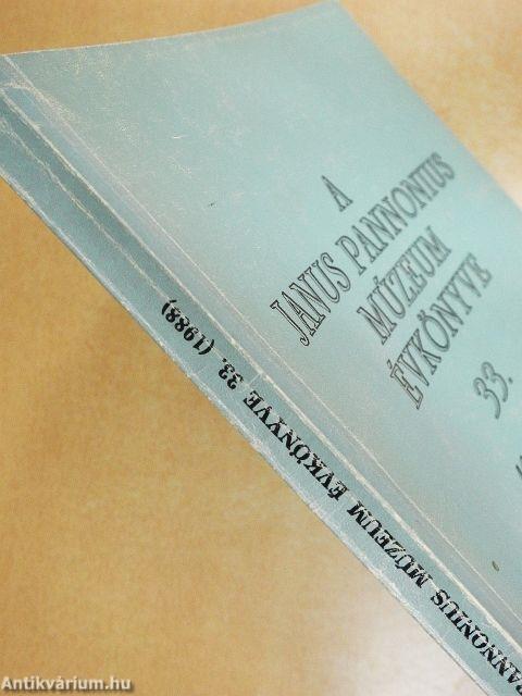 A Janus Pannonius Múzeum évkönyve 1988.