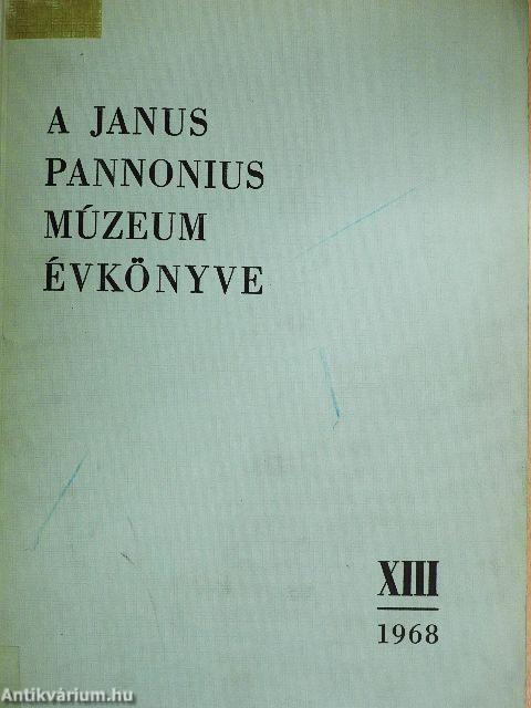 A Janus Pannonius Múzeum évkönyve 1968.