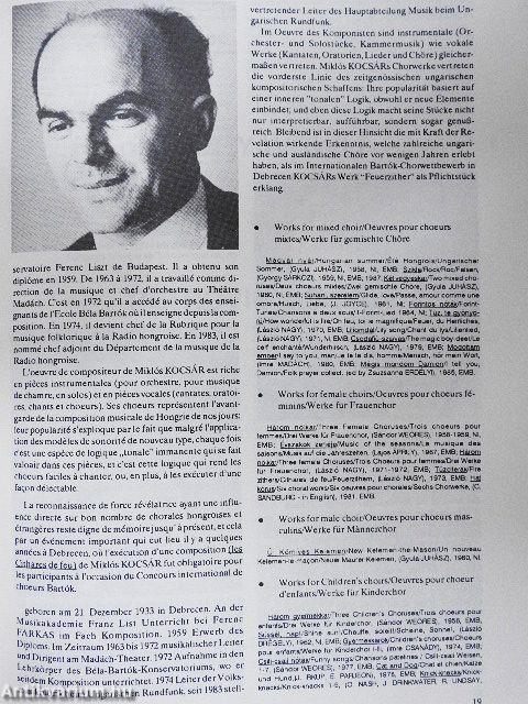 Mai magyar kórusszerzők