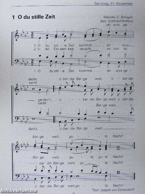 Singen im Advent 1999