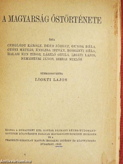 A magyarság őstörténete