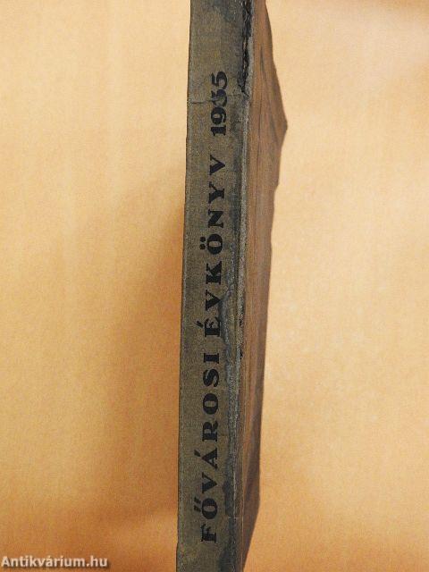 Fővárosi Évkönyv az 1935. évre
