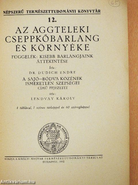 Az Aggteleki cseppkőbarlang és környéke