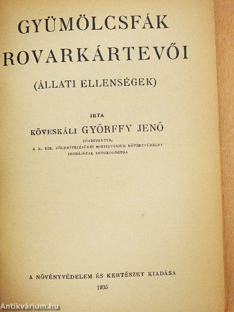 Gyümölcsfák rovarkártevői