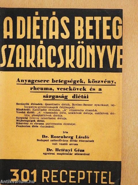 Anyagcsere betegségek, köszvény, rheuma, vesekövek és a sárgaság diétái