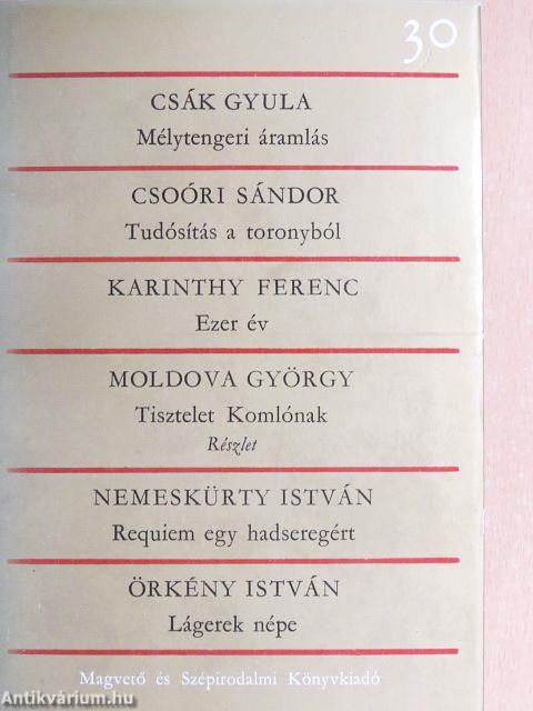 Mélytengeri áramlás/Tudósítás a toronyból/Ezer év/Tisztelet Komlónak/Requiem egy hadseregért/Lágerek népe