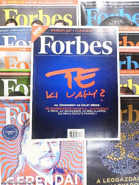 Forbes 2016. (nem teljes évfolyam)