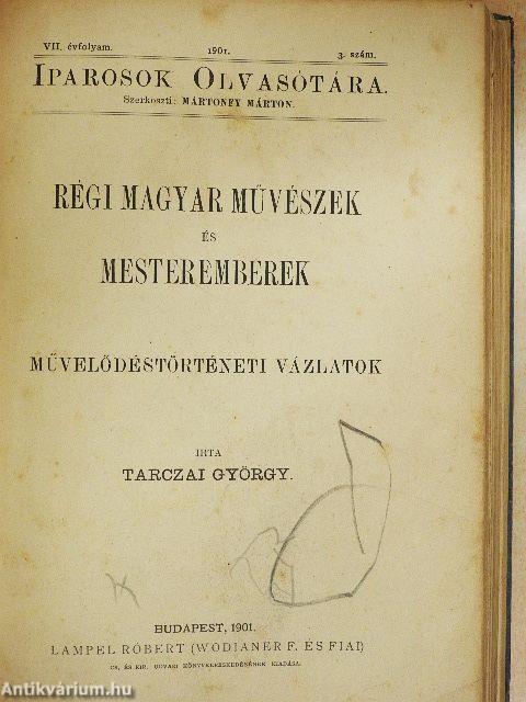 Iparosok olvasótára 1901/1-7.