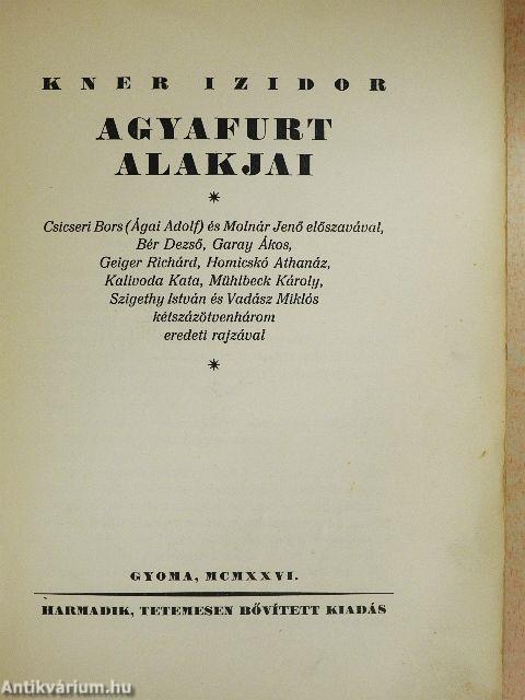 Kner Izidor agyafurt alakjai