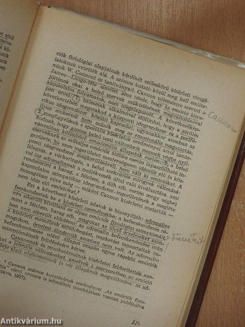 Az érzelmek pszichológiája