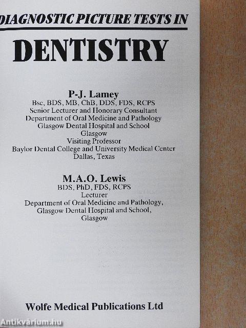 Diagnostic Picture Tests in Dentistry